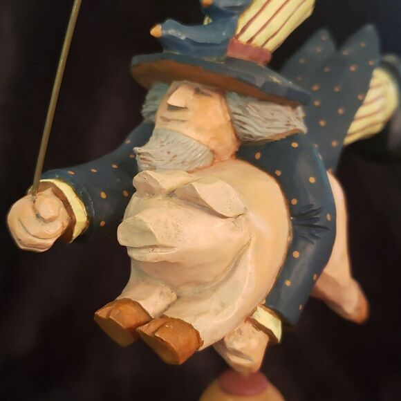 Vintage 1998 Williraye Studio Uncle Sam w/ Flying Pig WW1307 - Original Box - Picture 6 of 9